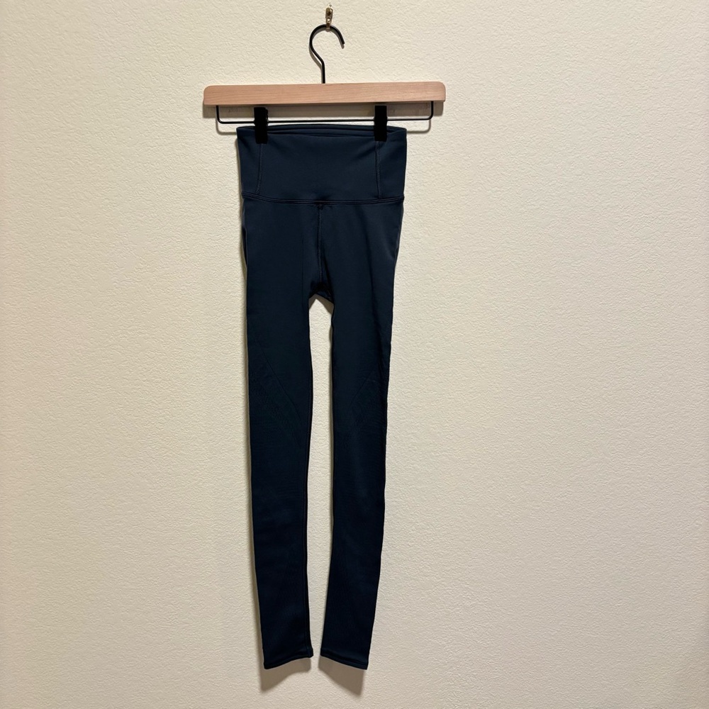 Lululemon Align Wunder train under Dark Blue Leggings